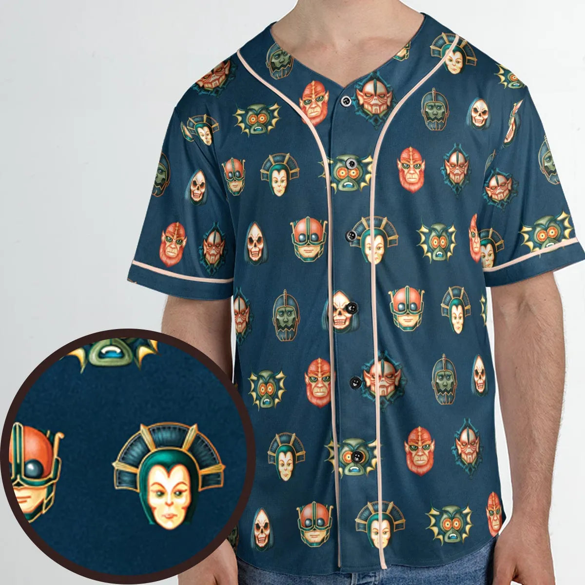 Villains He-man Masters Of The Universe Unisex Baseball Jersey