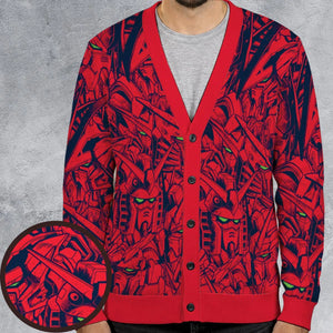Gundam Camo Magenta Gundam Cardigan