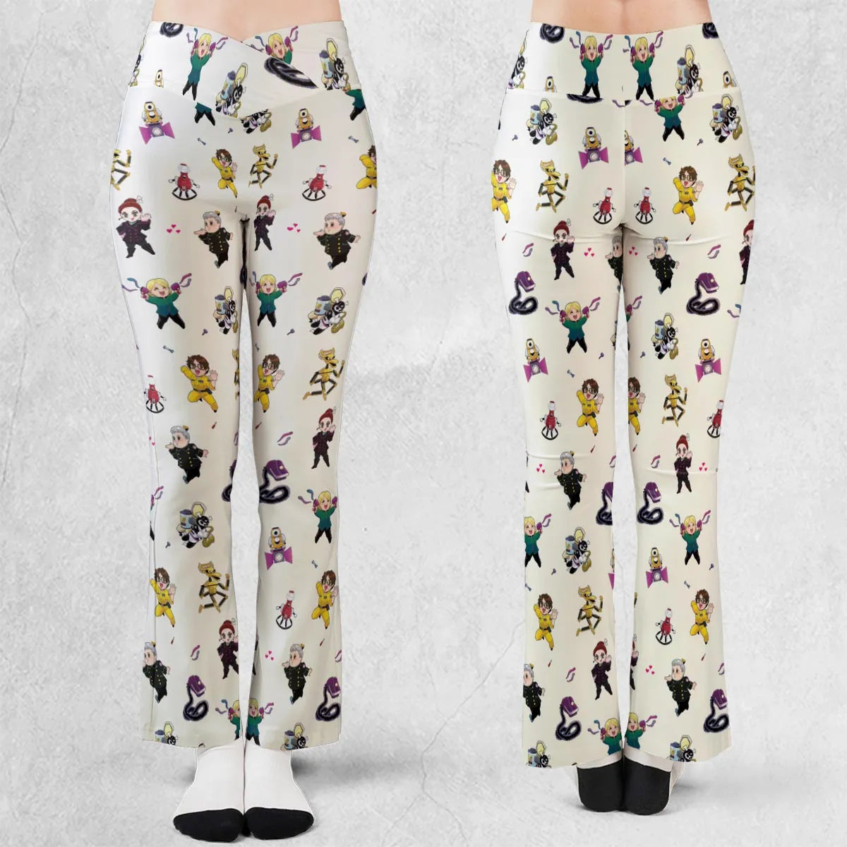 Mst3k Chibi Characters Flare Leggings