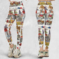 History Of Bedrock Flintstones Legging