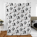 Frankenstein And Bride Movie Dance Scenes Fleece Blanket
