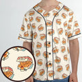 Kitten Nuggets Pattern Unisex Baseball Jersey