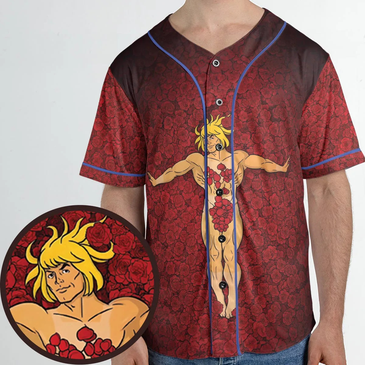 Eternia Beauty He-Man & Masters Of The Universe Unisex Baseball Jersey