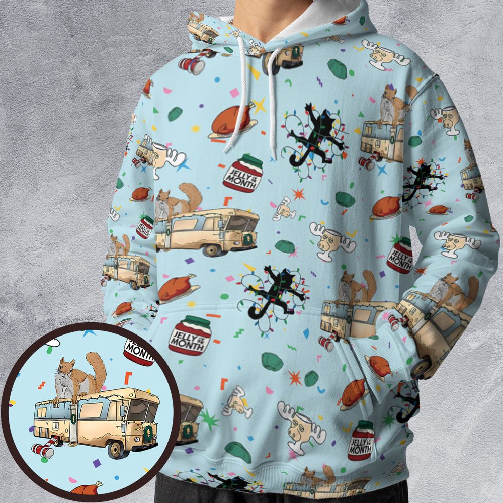 All-over Print Hoodie - BJ293LH4 -  - 1