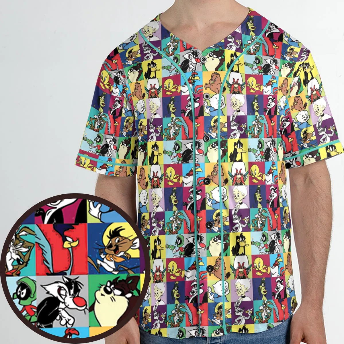 Saturday Morning Nostalgia Unisex Baseball Jersey