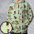 70s Witches Cartoon Characters All-over Print Hoodie