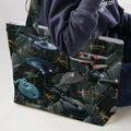 Star Trek Spaceship Pattern Large Tote Bag