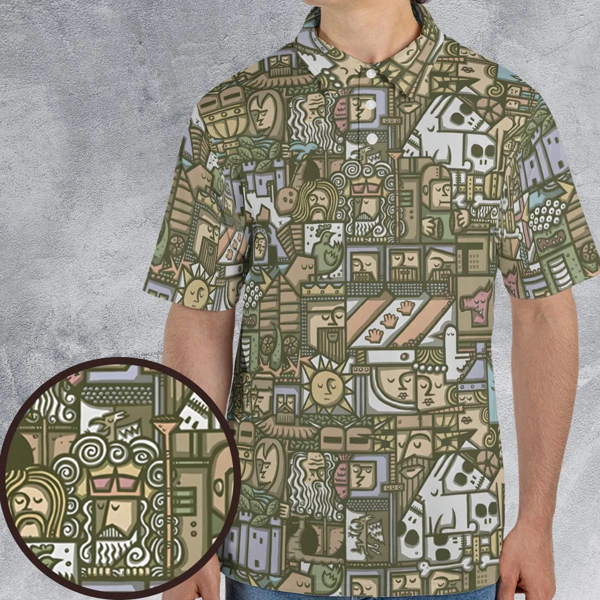 The Whole Grail Monty Python AOP Men/Women Polo Shirt