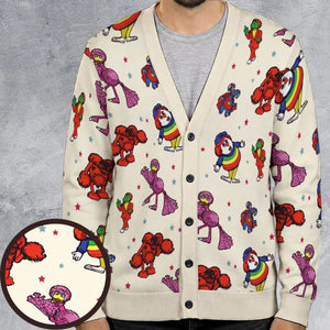 The Great Space Coaster Characters Cardigan