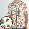 Vintage Trend Matte Scratch & Sniff Unisex Baseball Jersey