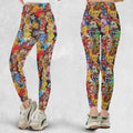 Old Cartoon Characters Legging