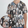 Faces The Phantom of Opera Unisex Baseball Jersey
