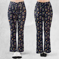 Cute Baby Yoda Halloween Pattern Flare Leggings