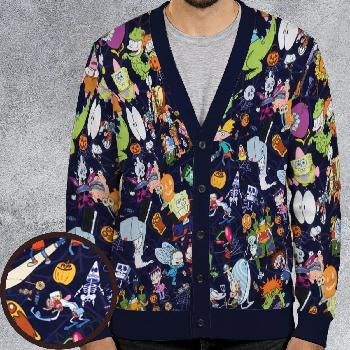 Nickelodeon Halloween Party Cardigan