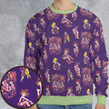 Yu Gi Oh Characters Patterns All-over Print Sweatshirt