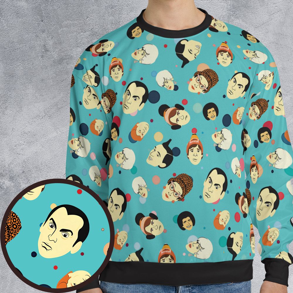 All-over Print Sweatshirt - 9JU2TNZQ -  - 1