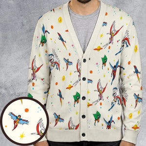 Battle of the Planets Pattern Cardigan