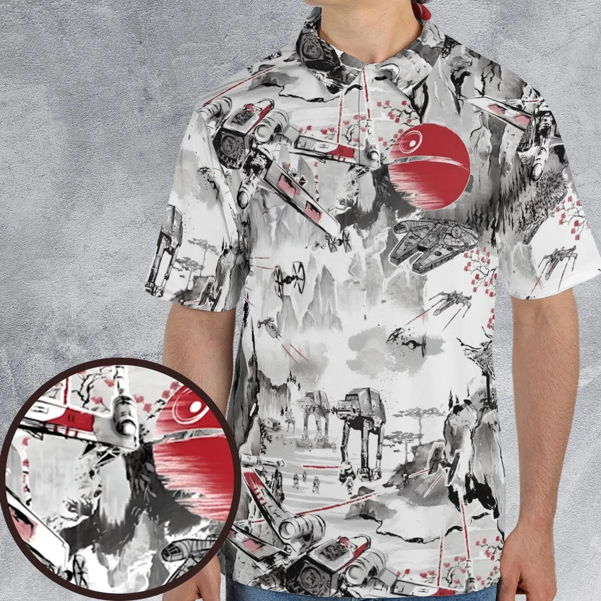 Last Battle of the Galactic Civil War AOP Men/Women Polo Shirt