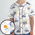 Millennium Falcon Patterns Star Wars Unisex Baseball Jersey