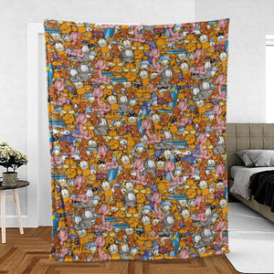 Garfield and Friends Fleece Blanket