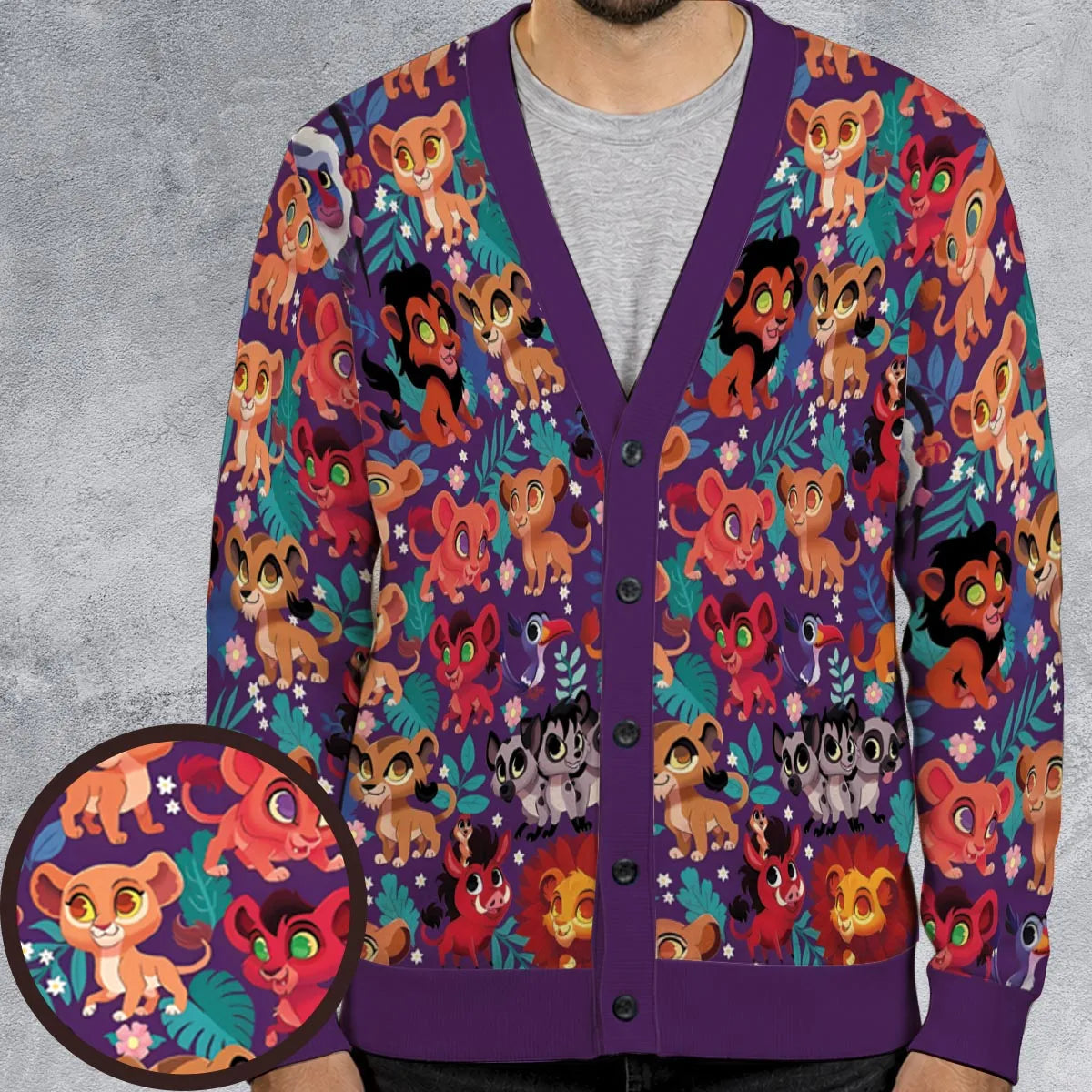 Kawaii Lion Cardigan