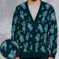 Hitchhiking Ghosts Haunted Mansion Cardigan