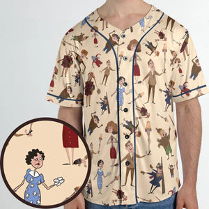 A Christmas Story Characters Unisex Baseball Jersey