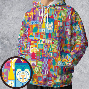 It's a Small World All-over Print Hoodie