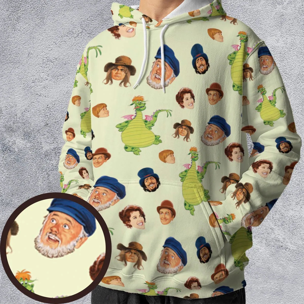 Pete's Dragon Characters All-over Print Hoodie