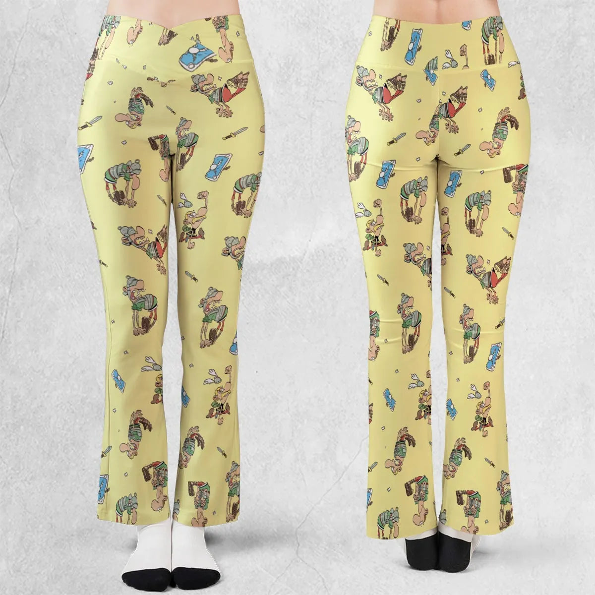Gaulish Goodness Asterix Flare Leggings