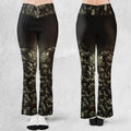 Funny Helping Hands Labyrinth Flare Leggings