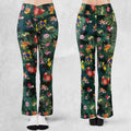 Video Game Characters Pattern Flare Leggings
