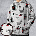 Tis but a scratch Black Knight Monty Python And The Holy Grail All-over Print Hoodie