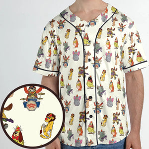 Snorky Fleegle Drooper Bingo The Banana Splits Unisex Baseball Jersey