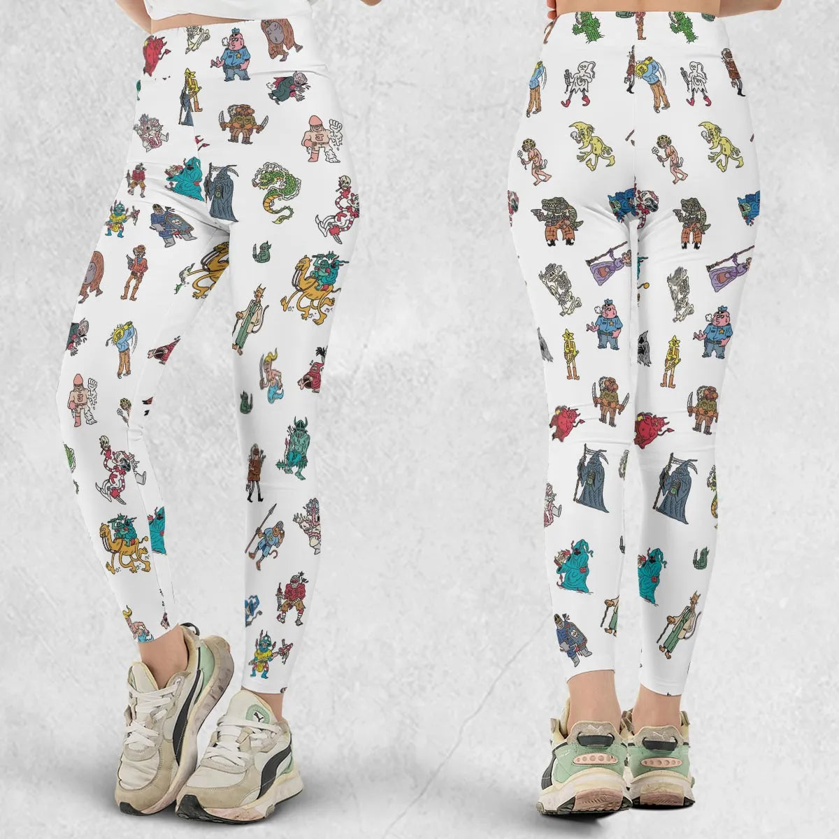 Characters Of Scumby Legging