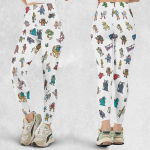 Characters Of Scumby Legging