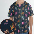 Funny Cereal Monsters Universal Monsters Unisex Baseball Jersey
