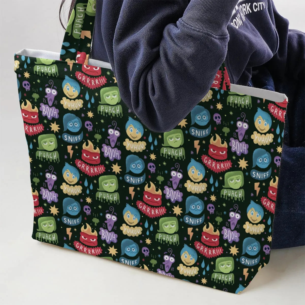 Colourful Mind Inside Out Large Tote Bag