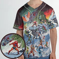MOTU Castle Grayskull Battle Unisex Baseball Jersey