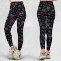 Neon Gastly Haunter Gengar Pokemon Legging