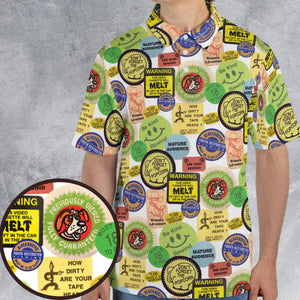 1976 Future Is Here VHS AOP Men/Women Polo Shirt