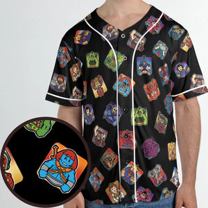 Retro Hero Masters of the Universe Unisex Baseball Jersey