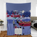 Monster Universal Dance Party Fleece Blanket