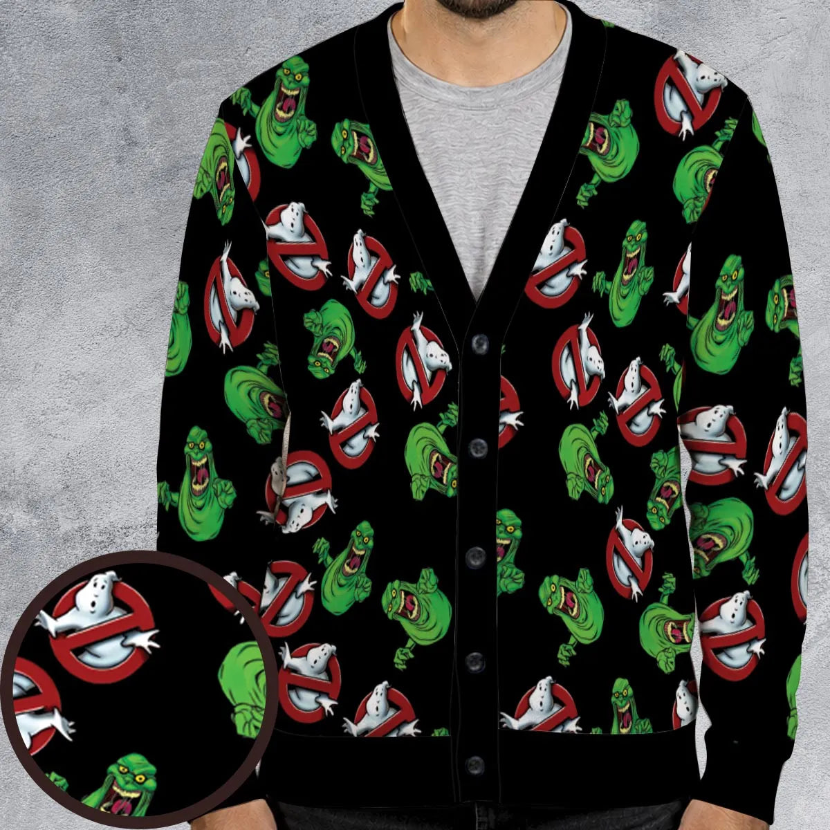 Ghost buster ghost Cardigan