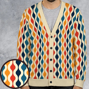 Groovy 70's pattern Cardigan