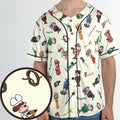 Clue Board Game Characters Unisex Baseball Jersey