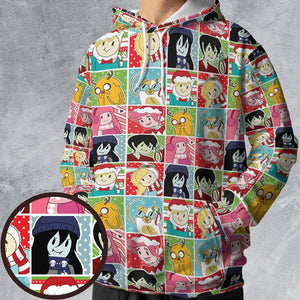 All-over Print Hoodie - MNWG166F -  - 1