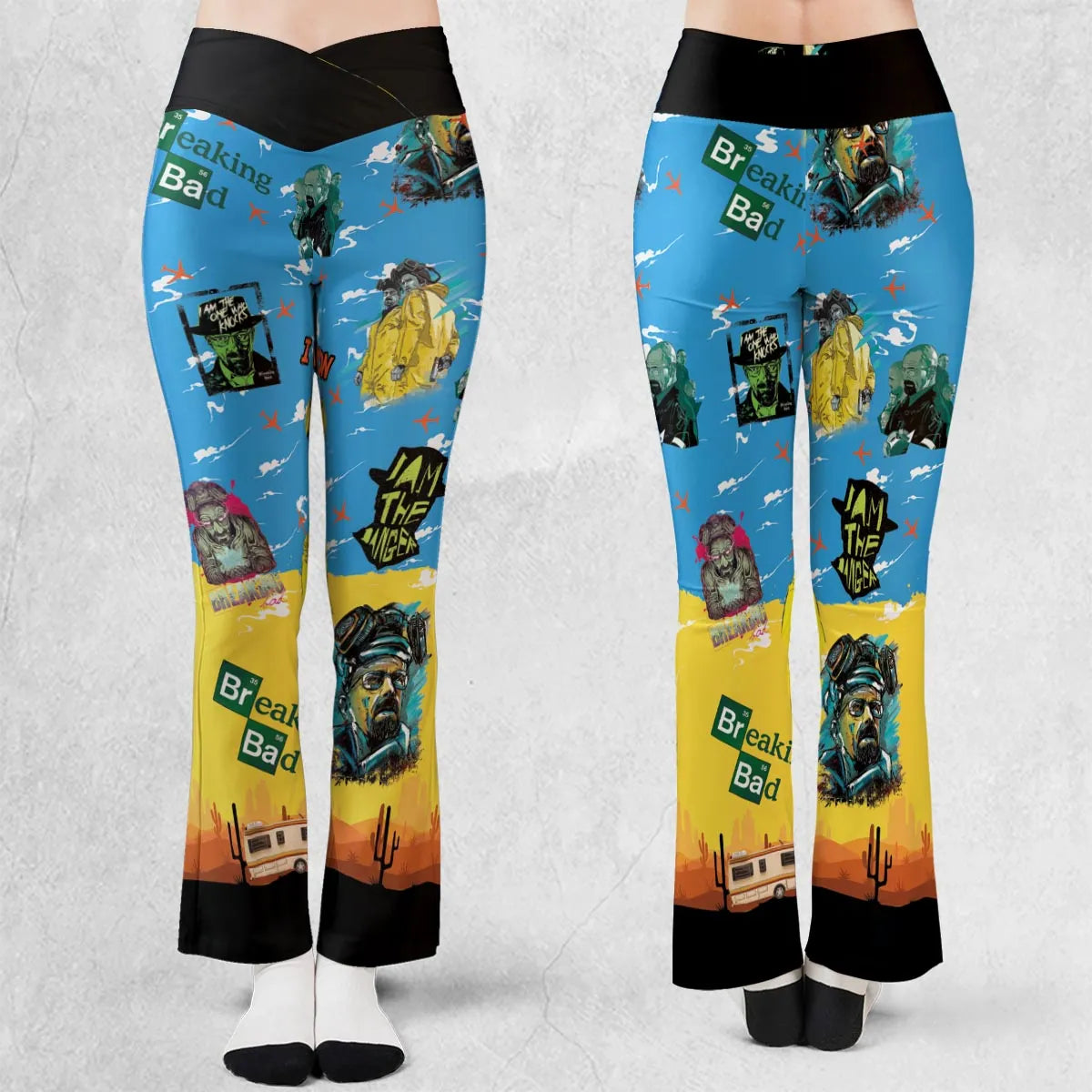 Cooking Meth Breaking Bad Flare Leggings