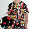 Retro 90s Jessica Rabbit Roger Rabbit Unisex Baseball Jersey