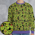 Funny Slimer Ghostbusters All-over Print Sweatshirt